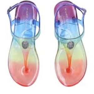 Kurt Geiger London Maddison Flip Flop in Rainbow Multi